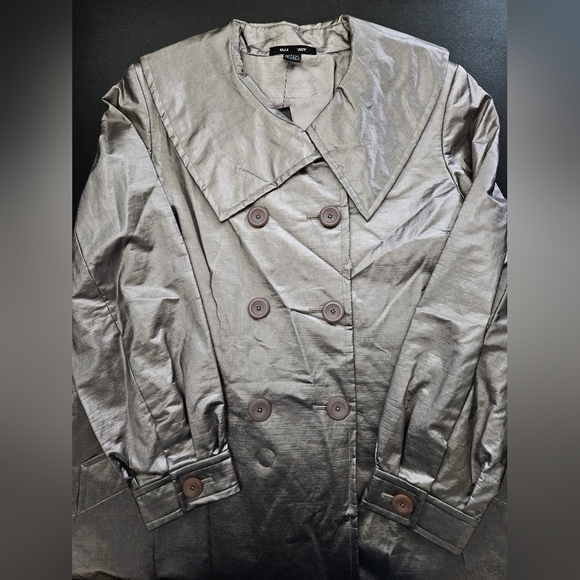 NWT - VTG - Ellen Tracy "Opal" Raincoat - Size 16 - Picture 11 of 12